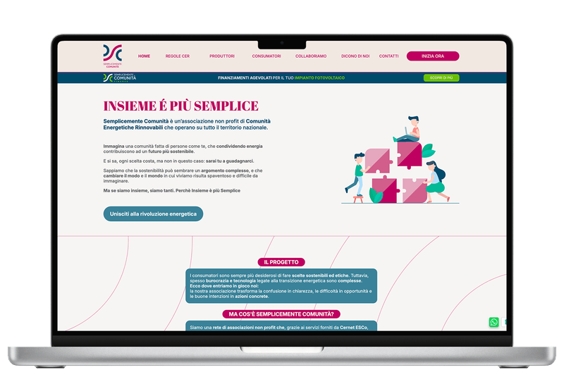 Semplicemente Comunità - Corporate Website
