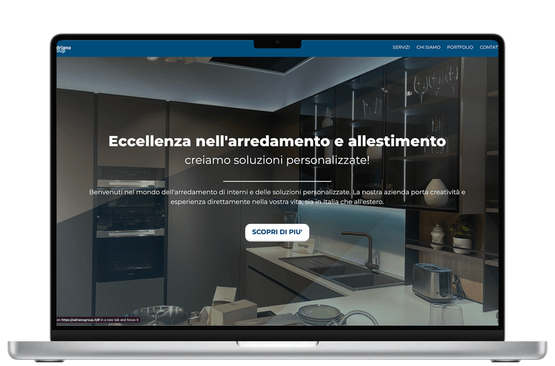 Adriano Group - Landing Page